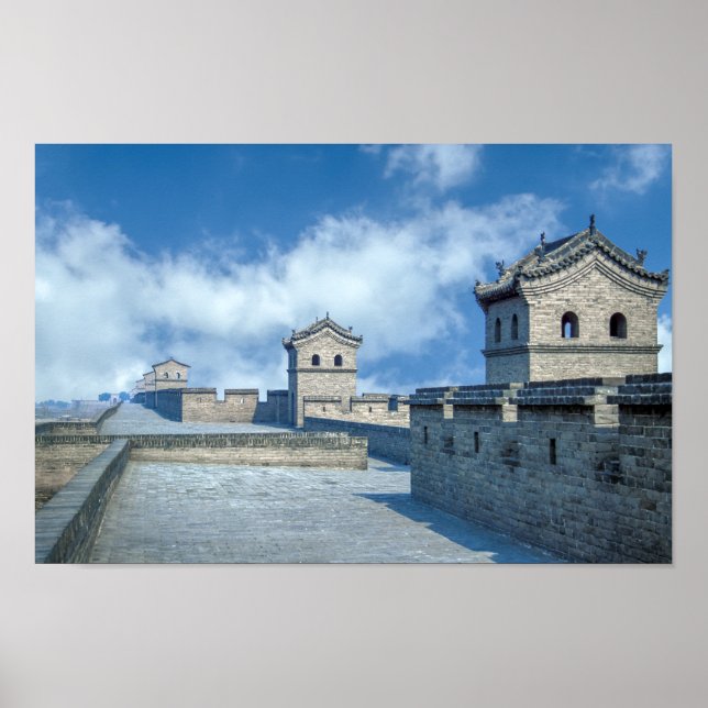 Fortification of the old city of Pingyao - China Poster (Front)