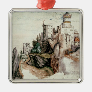 Fortified Castle Metal Ornament