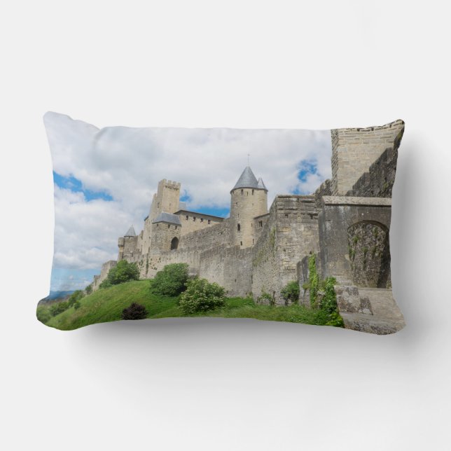 Fortified City Of Carcassonne Lumbar Cushion (Front)