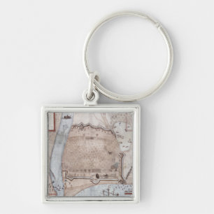 Fortified Encampment, Puerto Rico Key Ring