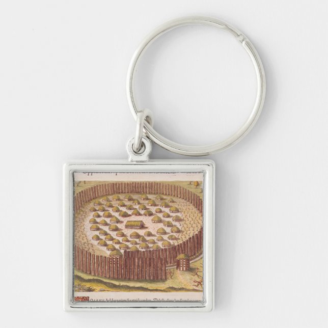 Fortified Indian Village, from 'Brevis 2 Key Ring (Front)