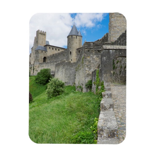 Fortified Wall of Carcassonne Magnet (Vertical)