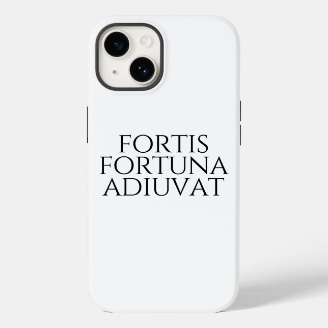 Fortis Fortuna Adiuvat Case-Mate iPhone Case (Back)