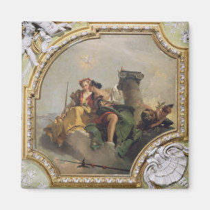 Fortitude and Justice, from the 'Sala Capitolare' Magnet