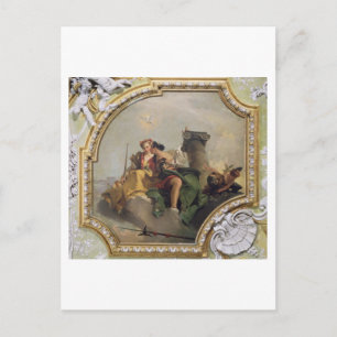 Fortitude and Justice, from the 'Sala Capitolare' Postcard