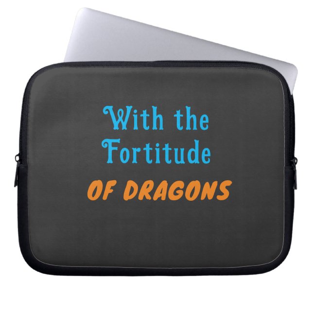 Fortitude of Dragons- Electronics Bag (Front)