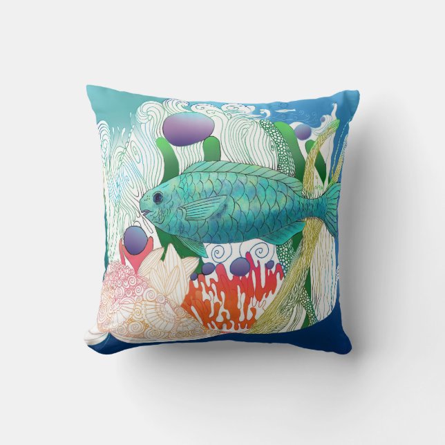 Fortnight Fish Pillow (Front)