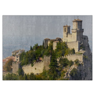Fortress of Città di San Marino, Italy Cutting Board