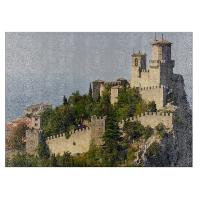 Fortress of Città di San Marino, Italy Cutting Board (Front)