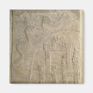 Fortress under Siege, from Nimrud, Iraq Magnet