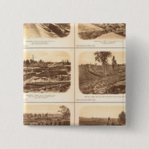 Forts, batteries, Atlanta, Ga 15 Cm Square Badge