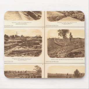 Forts, batteries, Atlanta, Ga Mouse Pad