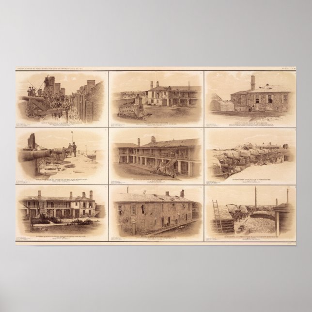 Forts Sumter & Moultrie Poster (Front)