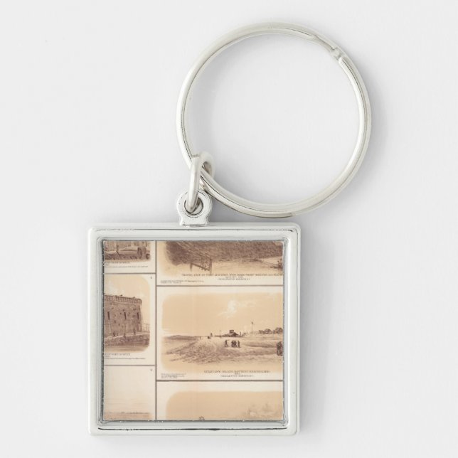 Forts Sumter & Moultrie, Sullivan's Island Key Ring (Front)