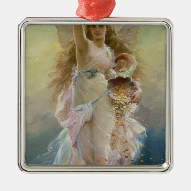 Fortuna Metal Tree Decoration (Front)