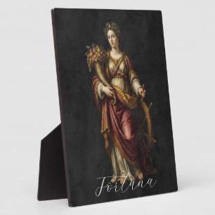Fortuna Roman Goddess of Luck & Fate Plaque