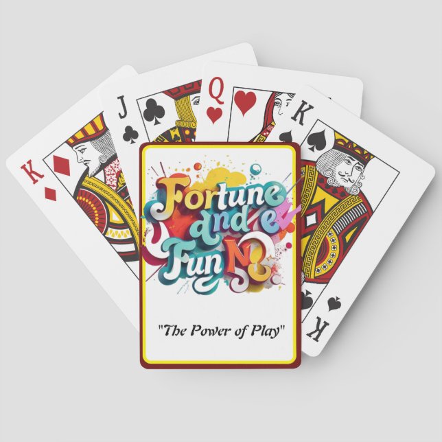 "Fortune and Fun" Playing Cards (Back)