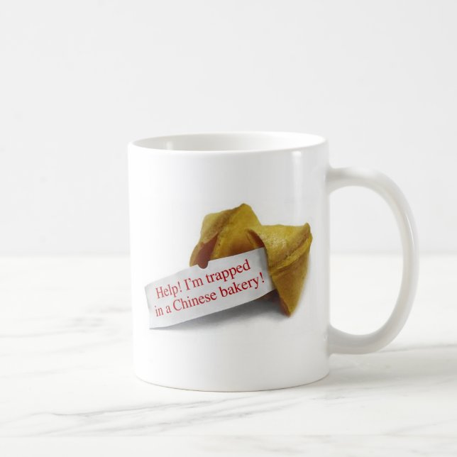 Fortune Cookie chinese green tea mug (Right)
