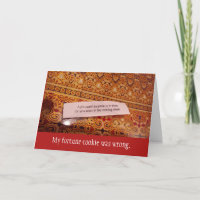 Fortune Cookie Co-worker Farewell Card