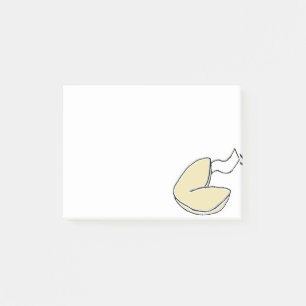 Fortune Cookie Lucky Chinese Food Cartoon Post-it Notes