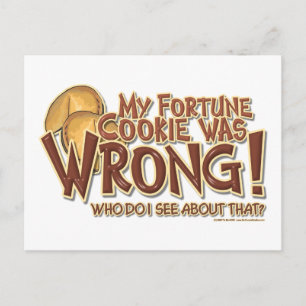 Fortune Cookie Postcard