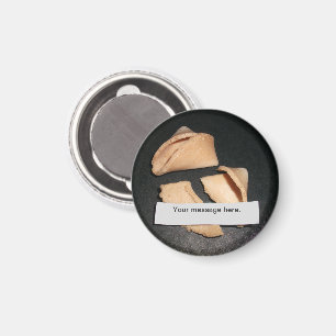 Fortune Cookie with Personalised Fortune Magnet
