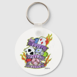 Fortune Favours Key Ring
