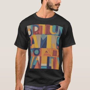 "Fortune Favours Wealthy." Men's Black T Shirt