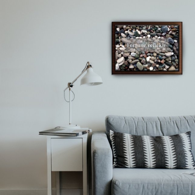 Fortune is fickle saying poster  (Creator Uploaded)