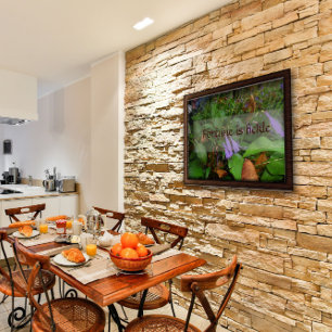 Fortune is fickle wisdom saying poster