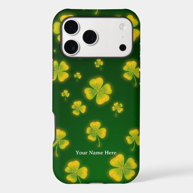 Fortune: Pop-Art Lucky Clover Case (Back)