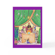 Fortune Teller Crystal Ball Greeting Card