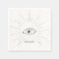 Fortune Teller Eye Seer Esoteric Crystal Ball