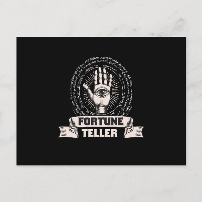 Fortune Teller Fortune Teller Tarot Postcard (Front)