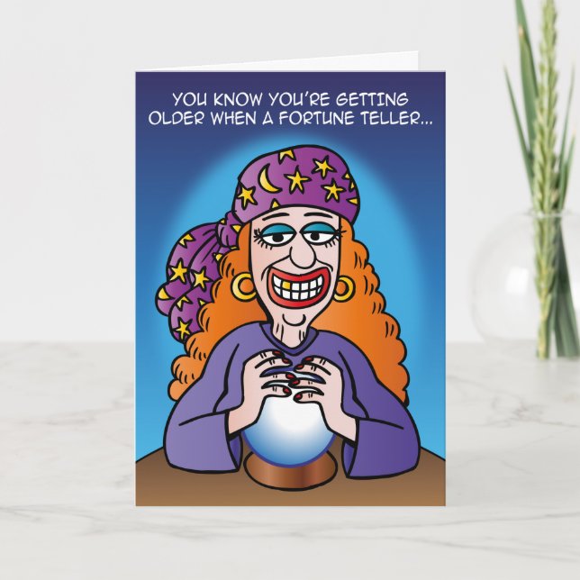 'Fortune Teller' Greeting Card (Front)