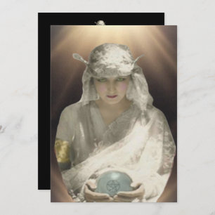 Fortune Teller Gypsy Greeting / Birthday Card