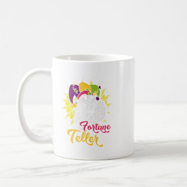 Fortune Teller Magic Occult Tarot Cards Coffee Mug (Left)