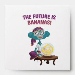 Fortune teller monkey envelope