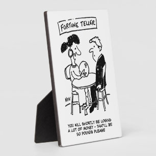 Fortune Teller Predicts a Financial Loss Plaque