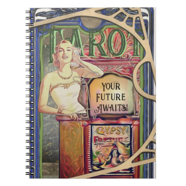 Fortune Teller Tarot Cards Notebook (Front)