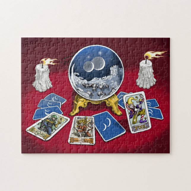 Fortune Teller Tarot Crystal Ball Puzzle (Horizontal)