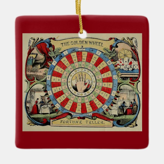 "FORTUNE-TELLER'S" CHRISTMAS ORNAMENT (Front)