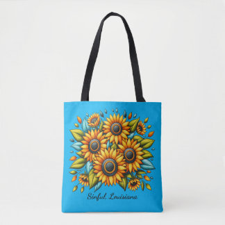 Fortune's "Swamp Spies" Sunflower Tote