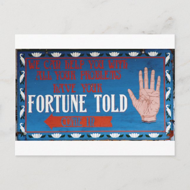 Fortunes Told Postcard (Front)