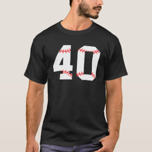 Forty Birthday Party 40Th Baseball T-Shirt