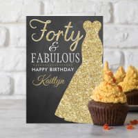 Forty & Fabulous 40th Birthday
