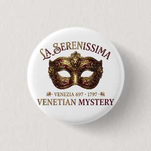 Forty & Fabulous: La Serenissima Invitation 3 Cm Round Badge