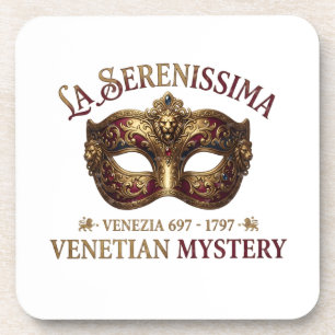 Forty & Fabulous: La Serenissima Invitation Coaster