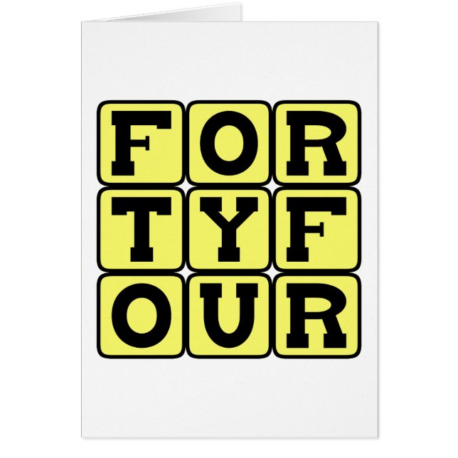 Forty Four, Number 44 (Front)