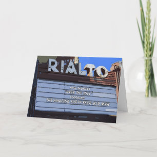 Forty Happy Birthday "Over the Hill" Theater Card